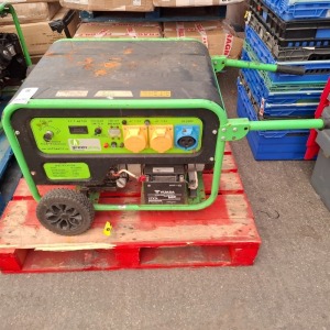 1 X GREENGEAR LPG / PROPANE POWERED GENERATOR - MODEL GE-7000UK (NOTE UNTESTED )