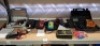 7 X MIXED ELECTRICAL EQUIPMENT LOT CONTAINING 1 TRANSMILLE FUNCTIONAL CHECKS ON INSULATION TESTER 1 SEA WARD CHECKBOX 16 1 DIGITAL CLAMP METER 1 ACT 612 INTELLIGENT BATTERY TESTER 1 ACT D4000 UNIVERSAL BATTERY TESTER 1 BROTHER P - TOUCH 1260 1 ACT C