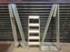 3 X MIXED LOT CONTAINING 2 MITOWER MTTS TOE- BOARD SET AND 1 ALUMINIUM 4 STEP LADDER