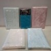 62 X BRAND NEW MIXED LOT CONTAINING 38 JACQUARD WOVEN TABLE CLOTHS IN VARIOUS STYLES IE DUCK EGG , DUSKY PINK , COFFEE FLORAL IN MIXED SIZES 150 X 220 CM , 160 X 240 CM , 160 X 220 , 160 X260CM 24 LIVING TABLE RUNNERS IN BERKELEY TEAL / CREAM SIZE 14 X 
