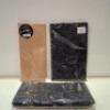 223 X BRAND NEW MIXED LOT CONTAINING 180 BLACK WAFFLE PLACEMATS 32 FAUX SUEDE - COFFEE PLACEMATS 11 BLACK WAFFLE 72 RUNNERS IN ONE BOX
