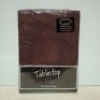 96 X BRAND NEW TABLECLOTH BY THOMAS FREDRICK IN BROWN IN SIZE 132 X 228 CM IN 4 BOXES