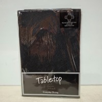 96 X BRAND NEW TABLECLOTH BY THOMAS FREDRICK IN BLACK SIZE 172 X 68 CM IN 4 BOXES