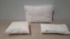 113 X BRAND NEW CUSHION FILLINGS IN MIXED SIZES 56 IN SIZE 10 X 18 42 IN SIZE 16 X 12 15 IN SIZE 16 X 24 IN 3 BAGS