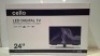 1 X BOXED CELLO 24 INCH LED TV WITH BUILT - IN SATELLITE TUNER - SNCB1422400410 - (PLEASE NOTE REFURBISHED GRADE A)