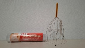 150 X BRAND NEW RELAX THE ULTIMATE HEAD MASSAGERS IN 3 BOXES