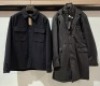 4 X BRAND NEW DAN JOHN OVERSHIRT TRAPUNTATA IN VARIOUS COLOURS & SIZES TO INCLUDE - 3 X NAVY BLUE IN SIZES, 1 X SIZE LARGE, 1 X SIZE XL & 1 X SIZE XXL - RRP 129.99 PER SHIRT 1 X DARK GREY IN SIZE 50.
