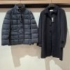 4 X BRAND NEW DAN JOHN COATS IN VARIOUS SIZES AND COLOURS TO INCLUDE - 2 X NAVY BLUE AND BLACK IN SIZES 1 X SIZE 46, 1 X SIZE 50 - RRP 159.99 PER COAT AND 2 X BLUE / GREY IN SIZES 1 X MEDIUM & 1 XL - RRP &pound;139.99 PER COAT.