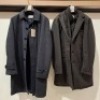 4 X BRAND NEW DAN JOHN COATS IN VARIOUS STYLES AND SIZES TO INCLUDE - 2 X NAVY BLUE COATS IN SIZES 1 X SIZE 48 & 1 X SIZE 52 - RRP &pound;159.99 PER COAT. 2 X BLACK COATS IN SIZES 1 X SIZE 52 & 1 X SIZE 54 - RRP &pound;159.99 PER COAT.