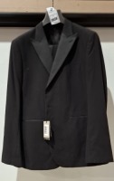 4 X BRAND NEW DAN JOHN BLACK FULL SUITS IN SIZES 52-58-60 RRP-&pound;179.99 PP