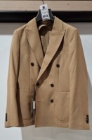5 X BRAND NEW DAN JOHN CAMEL SUIT JACKETS IN VARIOUS STYLES AND COLOURS - SIZES 46-48- 50-- RRP-&pound;129.99 PP