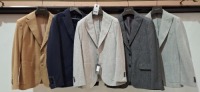 5 X BRAND NEW DAN JOHN SUIT JACKETS IN VARIOUS STYLES AND COLOURS - SIZES 44-50-46- RRP-&pound;129.99 PP