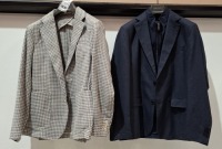 5 X BRAND NEW DAN JOHN SUIT JACKETS IN VARIOUS STYLES AND COLOURS - SIZES 44-46-48- RRP-&pound;129.99 PP