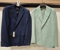 5 X BRAND NEW DAN JOHN SUIT JACKETS IN VARIOUS STYLES AND COLOURS - SIZES 45-50-52- RRP-&pound;129.99 PP