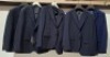 5 X BRAND NEW DAN JOHN BLUE SUIT JACKETS IN VARIOUS STYLES AND COLOURS - SIZES 48-50-54 - RRP-&pound;129.99 PP