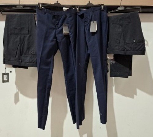 20 X BRAND NEW DAN JOHN SUIT PANTS IN VARIOUS STYLES AND COLOURS IN SIZES 48-52-56-44 ETC RRP-&pound;79.99 PP