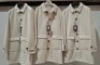 3 X BRAND NEW DAN JOHN WHITE BUTTONED COATS SIZES 48-50-56 RRP-&pound;189.99 PP