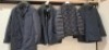 4 X BRAND NEW DAN JOHN MIXED COATS IN NAVY SIZES 3XL - L -52 RRP-&pound;189.99 PP