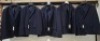 5 X BRAND NEW DAN JOHN MIXED COATS LOT IN NAVY I SIZES 48-50-56 ETC RRP-&pound;139.99 PP