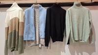 8 X BRAND NEW DAN JOHN TURTLE NECK KNITTED JUMPERS IN VARIOUS STYLES AND COLOURS IN SIZES L-XXL -S - RRP&pound;39.99 PP