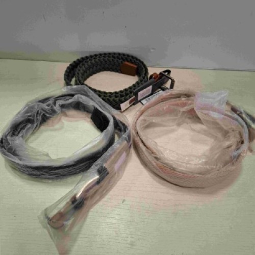 30 X BRAND NEW DAN JOHN ASSORTED BELTS IN VARIOUS COLOURS