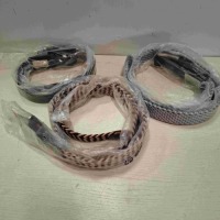 25 X BRAND NEW DAN JOHN ASSORTED BELTS IN VARIOUS COLOURS