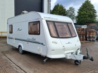 ELDDIS AVANTE 5 BERTH TOURING CARAVAN MODEL 505 AXLE TYPE S DATE OF REGISTRATION 19/7/2003 VIN NO : SGE000EX3AVA1562 FULLY FURNISHED EXTENSIVE SERVICE HISTORY TESTING CERTIFICATE CRIS DOCUMENT TO INCLUDE:- KENWOOD PULLOUT RADIO, FRIDGE FREEZER, 4 GAS HOB,