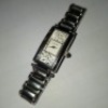 LADIES BALMAIN STEEL QUARTZ BRACELET WATCH (VALUE FOR INSURANCE PURPOSES &pound;200 PLUS A PAIR OF STERLING SILVER EARRINGS (STAMPED 925) WITH GREEN & WHITE STONE SET (VALUE FOR INSURANCE PURPOSES &pound;50) TOTAL VIP &pound;250 - 2