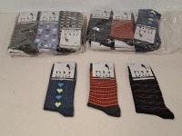 26 X BRAND NEW PACKS OF 12 DM BIGMRY WOMENS SOCKS IN VARIOUS COLOURS IN SIZE 36-42 IN ONE BOX