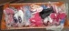 100 X MIXED CHILDRENS SHOES LOT CONTAINING FIRETRAP KIDS TRAINERS IN PINK IN SIZE 8 , SLAZENGER TRAINERS IN PINK IN SIZE 2 , LONSDALE TRAINERS IN WHITE/PURPLE IN SIZE 4 , STUDIO TRAINERS IN MULTI COLOUR IN SIZE 1 ETC IN ONE TRAY (NOTE - TRAYS NOT INCLUDED - 2