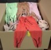 400 X AWESTA PANTS IN VARIOUS COLOURS IE PINK , GREEN , CREAM , RED IN SIZES SMALL , MEDIUM , LARGE IN ONE LARGE PALLET BOX (NOTE - SOME MAY BE DETAGGED / DELABELLED)