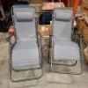 1 X SET OF 2 BRAND NEW STUDIO ROYALE LOUNGERS IN BLACK