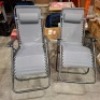 1 X SET OF 2 BRAND NEW STUDIO ROYALE LOUNGERS IN BLACK