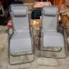 1 X SET OF 2 BRAND NEW STUDIO ROYALE LOUNGERS IN BLACK