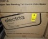 1 X BRAND NEW ELECTRIQ OUTDOOR FREE STANDING TALL ELECTRIC PATIO HEATER IN ONE BOX - 2