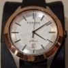 3 X BRAND NEW KANSKE DENMARK KANT AUTOMATIC (KINETIC) WATCHES WHITE FACE / ROSE GOLD - SILVER COLOURED BEZEL / BLACK STRAP ORIG RRP &pound;299 - TOTAL &pound;897 - 2