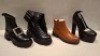 26 X BRAND NEW WOMENS SHOES LOT CONTAINING R AND BE BOOTS IN BLACK IN SIZE 36 , CINK ME HIGH HEEL BOOTS IN GREEN IN SIZE 37 , IDEAL SHOES BOOTS IN BLACK IN SIZE 38 ETC ON ONE SHELF