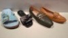 26 X BRAND NEW MIXED WOMENS SHOES LOT CONTAINING LA BOTTINE SOURIANTE POINTED TOE SHOES IN OLIVE IN SIZE 41 , MARQUIIZ SANDALS IN BLUE IN SIZE 40 , LUV IT POINTED TOE SHOES IN CAMEL IN SIZE 36 ETC ON HALF A SHELF