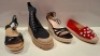 26 X BRAND NEW MIXED WOMENS SHOES LOT CONTAINING JOJA BLOCK SHOES IN BEIGE/BLACK IN SIZE 38 , JOALICE PARIS HIGH HEELED BOOTS IN GREEN IN SIZE 37 , MARQUIIZ BOOTS IN NAVY/BROWN IN SIZE 40 ETC ON A SHELF