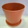 7 X BRAND NEW HAY BOTANICAL FAMILY FLOWER POT IN SIZE XL DIAM 22 CM X H21 - 5 IN BLACK AND 2 IN CARAMEL - RRP EACH &pound;58.60