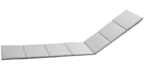 3 X BRAND NEW CANE - LINE CUSHION SIESTA FOR SUNBEDS IN LIGHT GREY - RRP EACH &pound;165 EACH TOTAL &pound;495