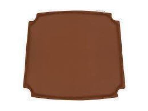 6 X BRAND NEW CARL HANSEN CH24 WISHBONE CHAIR CUSHIONS IN BROWN IN SIZE W 49 X D39 H 3CM - RRP EACH &pound;120 - TOTAL RRP &pound;720