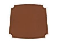 6 X BRAND NEW CARL HANSEN CH24 WISHBONE CHAIR CUSHIONS IN BROWN IN SIZE W 49 X D39 H 3CM - RRP EACH &pound;120 - TOTAL RRP &pound;720