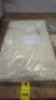1 X BRAND NEW MAGNIBERG 100% VIRGIN WOOL OFF WHITE BOLD BLANKET IN SIZE 150 X 250 - RRP &pound;416