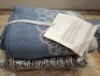 3 X BRAND NEW WOOL BLANKET LOT CONTAINING 1 KILI DESIGN MASARU SUZUKI BLANKET IN SIZE 90 X 130 1 HAY GREY BLANKET 100% MERINO WOOL IN SIZE 145 X 215 CM 1 CORONA DESIGN MARJA RAUTIAINEN WOOL BLANKET IN SIZE 130 X 170 CM - RRP EACH &pound;150