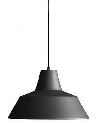 1 X BRAND NEW IN BOX MADE BY HAND WORKSHOP LAMP W2 IN MATTA BLACK IN SIZE DIAM 60W - RRP £203
