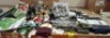 45 X PIECE BRAND NEW MIXED LOT CONTAINING MARIMEKKO CUSHION COVERS IN VARIOUS STYLES AND COLOURS , THE ORGANIC KITCHEN AND WASH CLOTHS IN SIZE 30 X 35 IN CLAY , LONG APRON IN DARK BLUE SIZE 110 X 105 CM ETC
