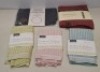 44 X BRAND NEW MIXED BRAND NEW HUMDAKIN DISH CLOTHS / KITCHEN CLOTHS IN VARIOUS STYLES AND COLOURS IN ONE TUBE IN ONE PLASTIC TUB - RRP EACH &pound;6.88 TOTAL RRP &pound;302.72