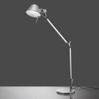 1 X BRAND NEW IN BOX ARTEMIDE TOLOMEO TABLE LAMP IN GREY IN SIZE D 78 - 122 CM H 64.5 - 129 CM - BASE 23 CM IN TWO BOXES - RRP &pound;243