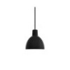 2 X BRAND NEW MIXED LIGHTING LOT CONTAINING 1 LOUIS POULSEN TOLDBOD 120 PENDANT 40W IN BLACK - RRP &pound;203 - AND 1 FLOWERPOT VP9 TABLE LAMP PORTABLE IN DARK PLUM - RRP &pound;119 - TOTAL RRP FOR LOT &pound;322